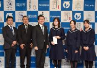 「日本管楽合奏コンテスト全国大会」出場に伴う表敬訪問