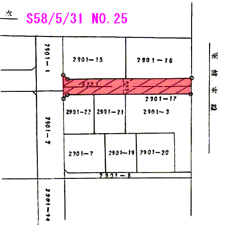 指定道路057の図面