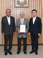 「小さな親切」実行章伝達式