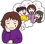 いじめに悩む子どものイメージ