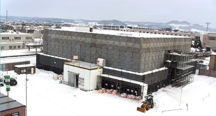 1階間仕切壁下地工事、電気・機械設備工事（定点カメラ）