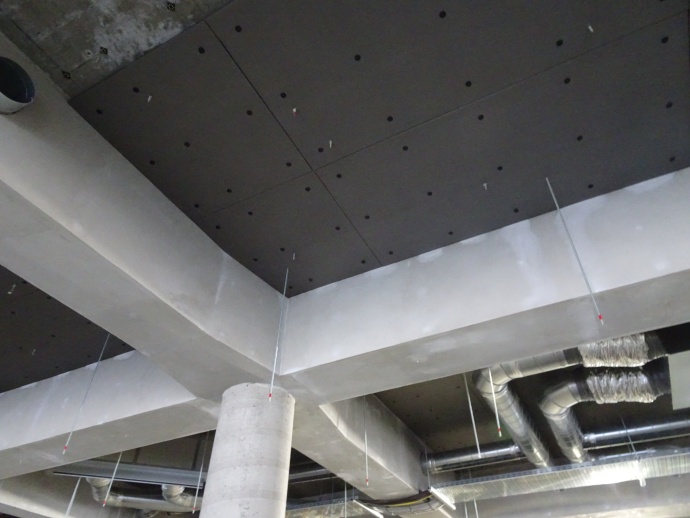 1階天井の施工状況（1）