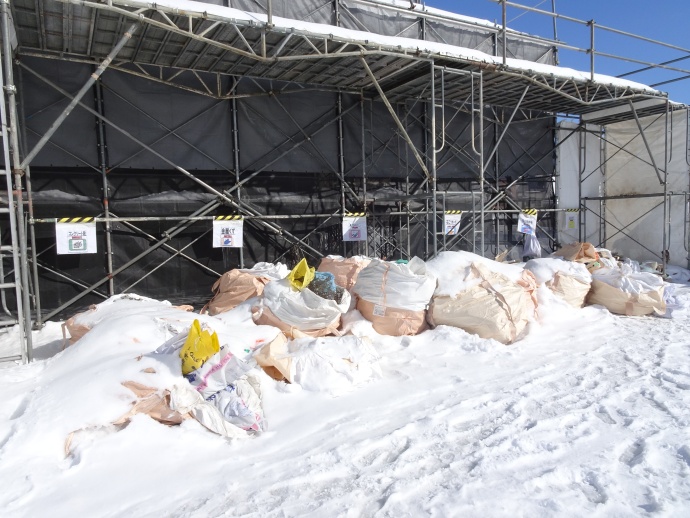 現場内廃棄物の分別状況