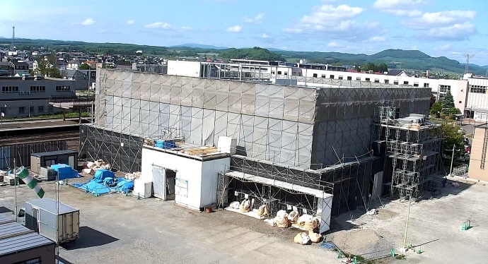工事現場の様子（定点カメラ）