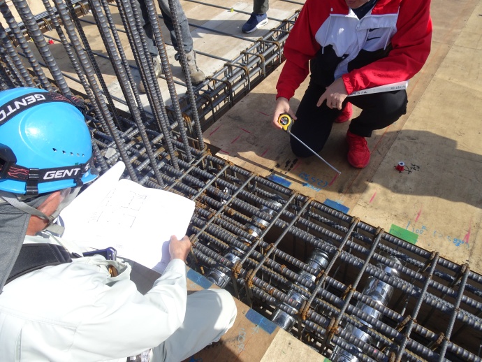 構造設計者による現場確認