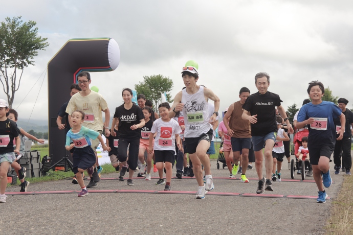 FUKAGAWA HALF＆ENJOY RUN 2024の様子