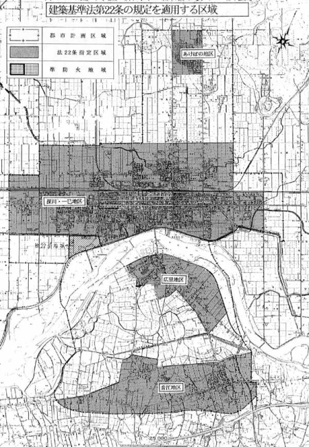 法22条適用区域地図