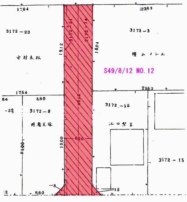 指定道路022の図面