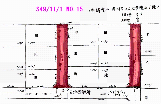 指定道路023の図面