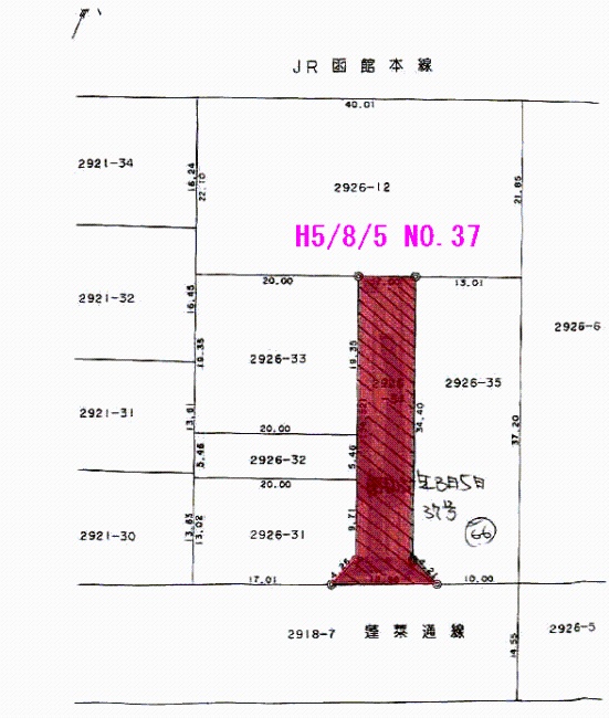 指定道路066の図面