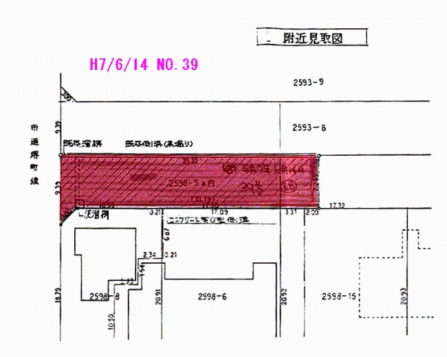 指定道路068の図面