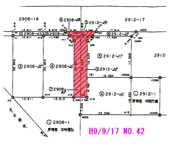 指定道路071の図面