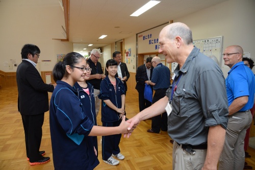 一已中学校視察