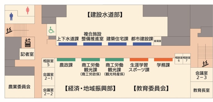 2階フロア案内図