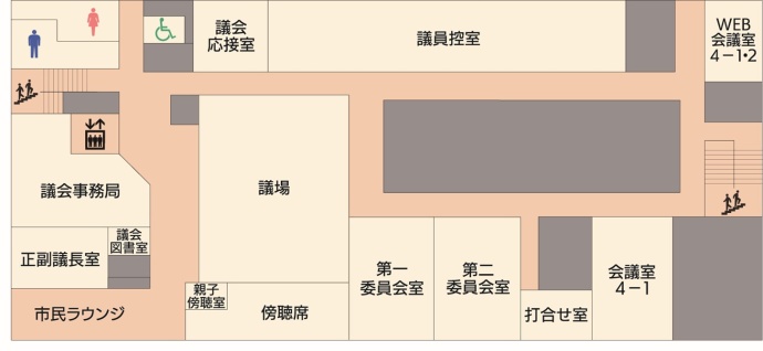  4階フロア案内図