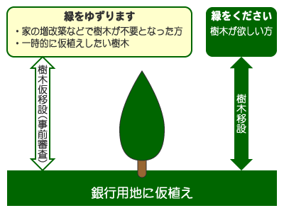 仮植え制度 運営イメージ図