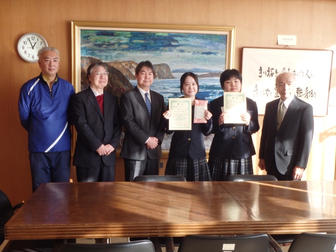 12月19日　深川西高等学校　優秀作品表彰
