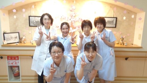 集合写真看護補助者