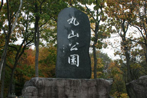 丸山公園碑の写真