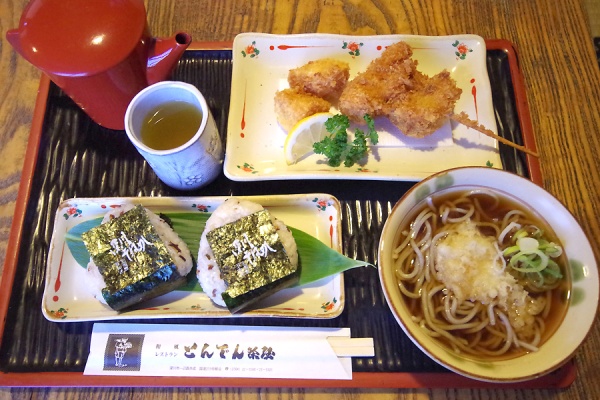 深川そばめし定食一人前の写真