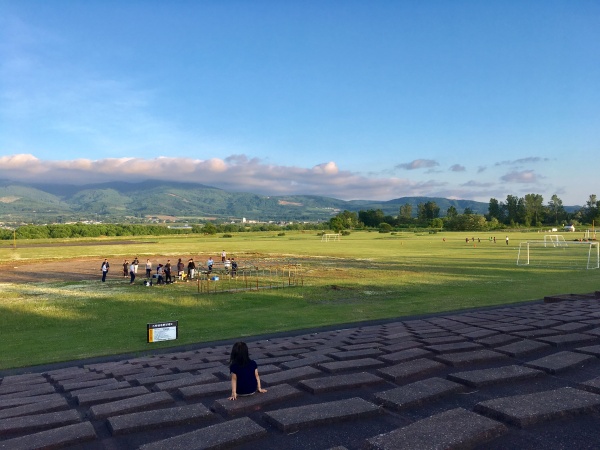 目線の先にはお父さん