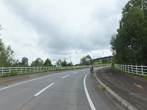 サイクリング風景の写真